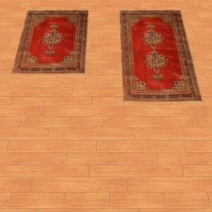 Tapis persan rouge par bluetigerflash