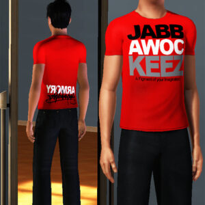 T-shirt Jabbawockeez Red Stack pour hommes par crzisme