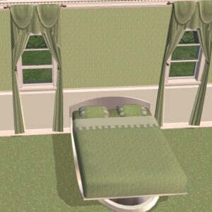 Parure de lit et rideaux olive par darter1234