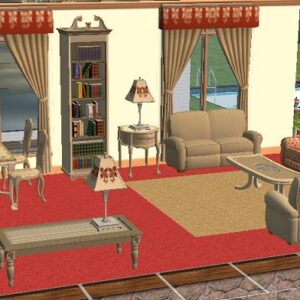 Salon colonial assorti au lit colonial par dianavb