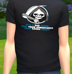 T-shirt Shadowgate Reaper par fermi