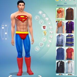 Tenue de Superman par guidion