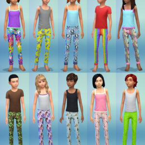Pantalons de pyjama à motifs rigolos (enfants) par jennyfer2004