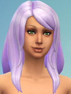 Recoloration violet clair des coiffures de base par kd__