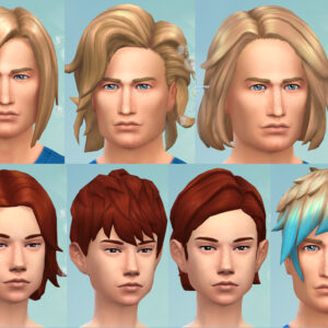 Coiffures Maxis converties pour les deux sexes par oepu