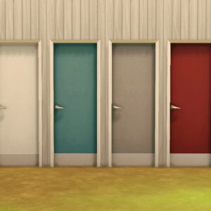 Portes en fibre de verre sans pictogramme par plasticbox