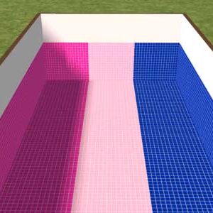 3 carrelages de salle de bain avec sols par prinsesje