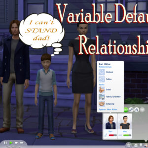 Variable Default Relationships, relations de départ aléatoires par scumbumbo