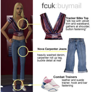 Tenue de créateur FCUK par simshady