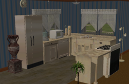Cuisine couleur crème par simsuncensored