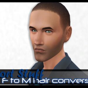Coiffure Short Stuff, conversion femme vers homme par spladoum