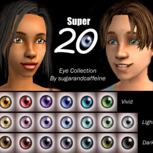 Collection d'yeux Super20 par sugarandcaffeine