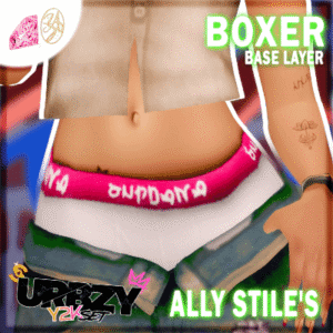 Sous-vêtement boxer base layer Sims 4 Ally Stiles Up'n'At It