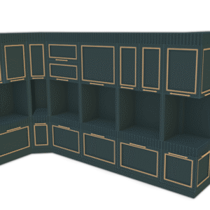 Étagère de rangement style classique pour *Les Sims 4*
