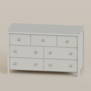 Commode blanche à 12 tiroirs pour *Les Sims 4*