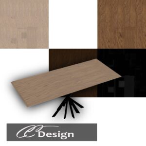 Planches de sol pour *Les Sims 4* : blanc, chêne clair et foncé