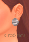 Boucle d'oreille style balle pour *Les Sims 4*