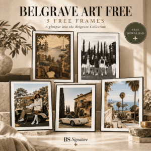 Cadre Belgrave Art gratuit - 5 images Sims 4 élégantes à télécharger