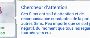 Sims 4 : Sims recherchant constamment l'attention des autres