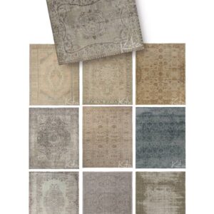 Tapis vintage assortis pour *Les Sims 4*, styles et couleurs variés