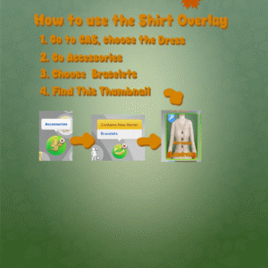 Tutoriel Sims 4 : Ajouter un overlay de chemise via les bracelets