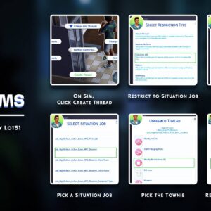 Tutoriel Sims 4 : Créer uniformes par métier et lot