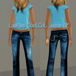 Jean taille basse bootcut 2 par Ewelina_