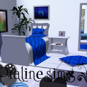 Carreaux bleus par Pralinesims