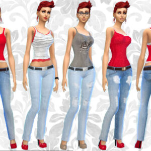 Set jeans skinny et jeggings par Leeah