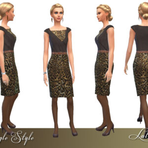 Robe Jungle Style (recolor) par Lulu265