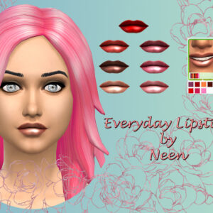 Rouge à lèvres Everyday (8 teintes) par neenornina