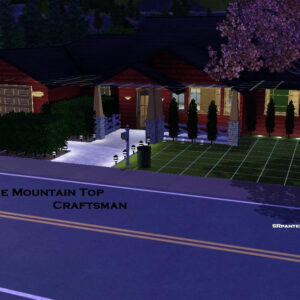 The Mountain Top Craftsman, maison de plain-pied pour seniors par SRpantera11120