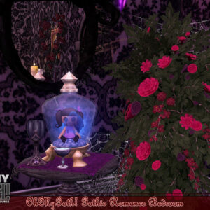 Chambre gothique romantique dans The Sims 4
