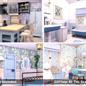 Maison de jeu 'Les Sims 4' cottage côtier, Nocc