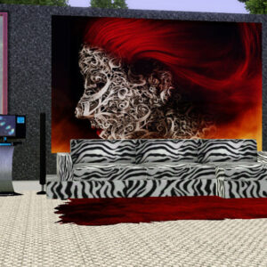 Grande affiche Rouge sublime par abuk0